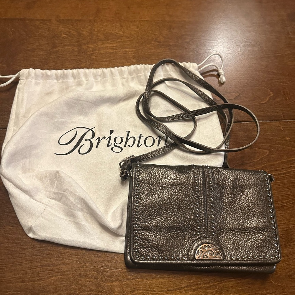 Brighton Shimmering Bronze Crossbody Bag
